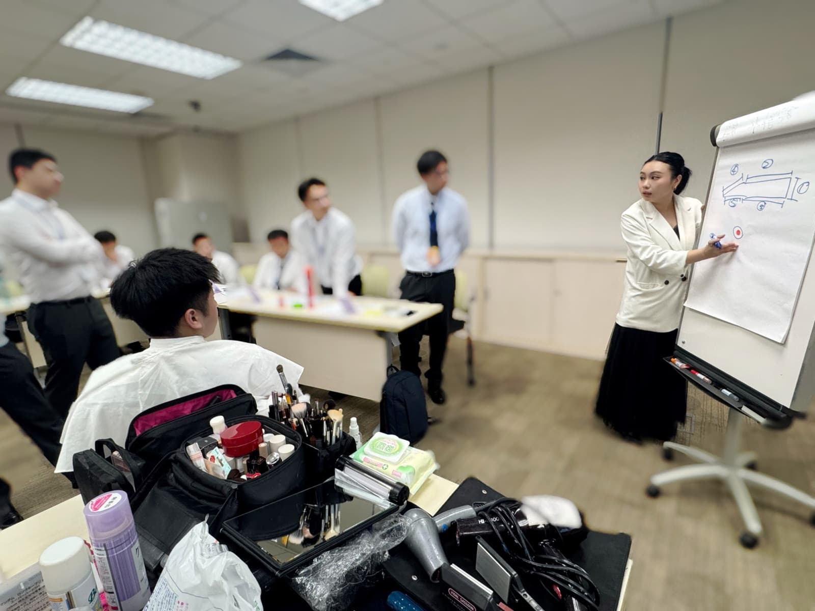 交通银行:讲解脸形与发型